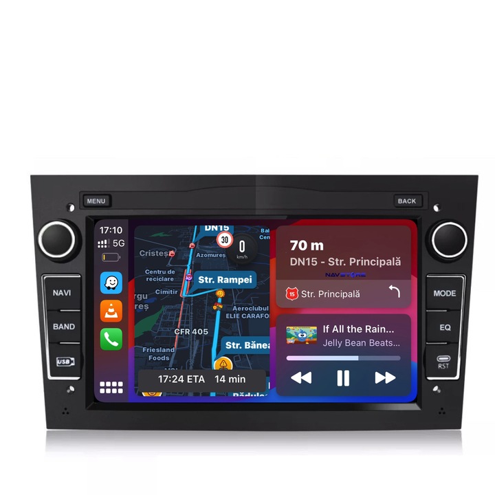 Navigatie Android 11, Ecran 7 inch, CarPlay, 2GB RAM, 32GB Stocare, dedicata ®️NavStore, Opel Astra, Corsa, Vectra, Zafira, Vivaro