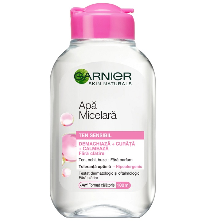 Garnier Skin Naturals Мицеларна вода за чувствителна кожа, 100 мл произведена в Германия