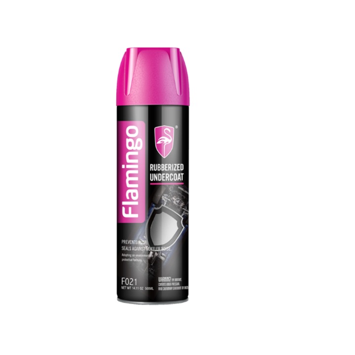 Spray gumibevonat, FLAMINGO, Gumírozott, F021-39, 500 ml, Fekete