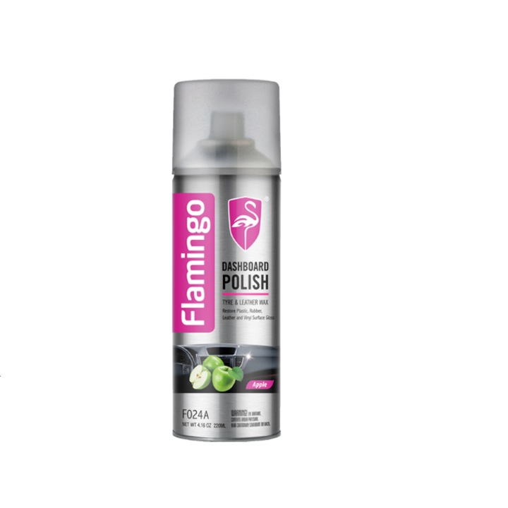 Спрей за почистване и полиране на табло, FLAMINGO, F024, 220 ml