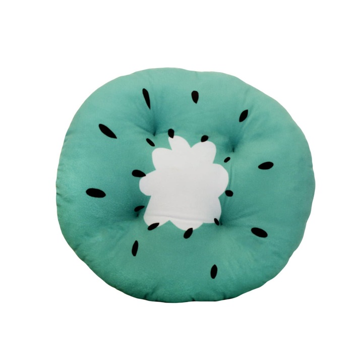 Perna decorativa kiwi, Poliester, 35 cm, Verde