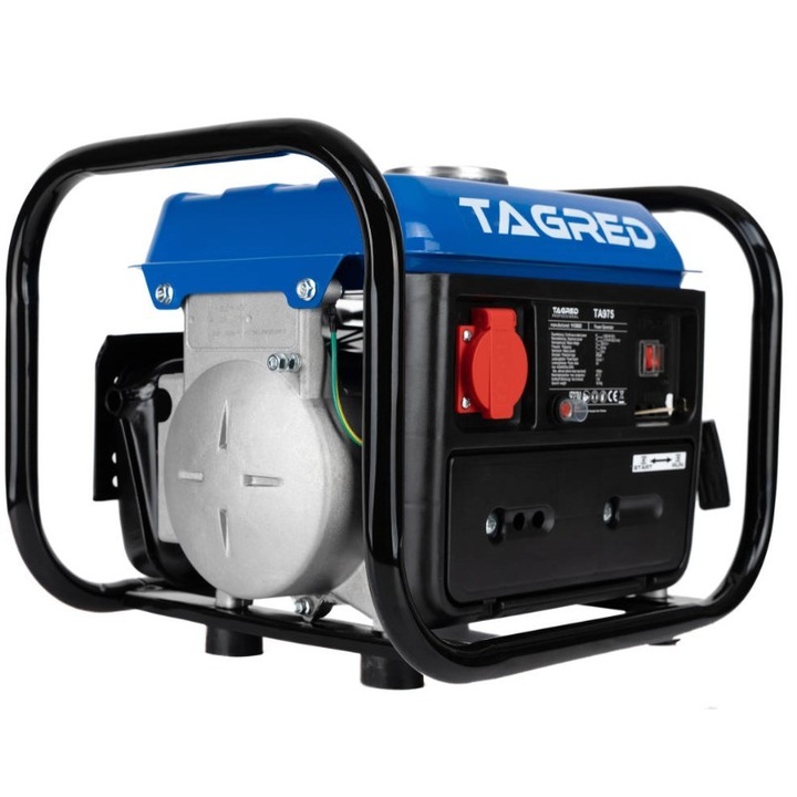 Áramfejlesztő, Tagred TA975, 750 W, 5 l, 230 V, benzin, benzin