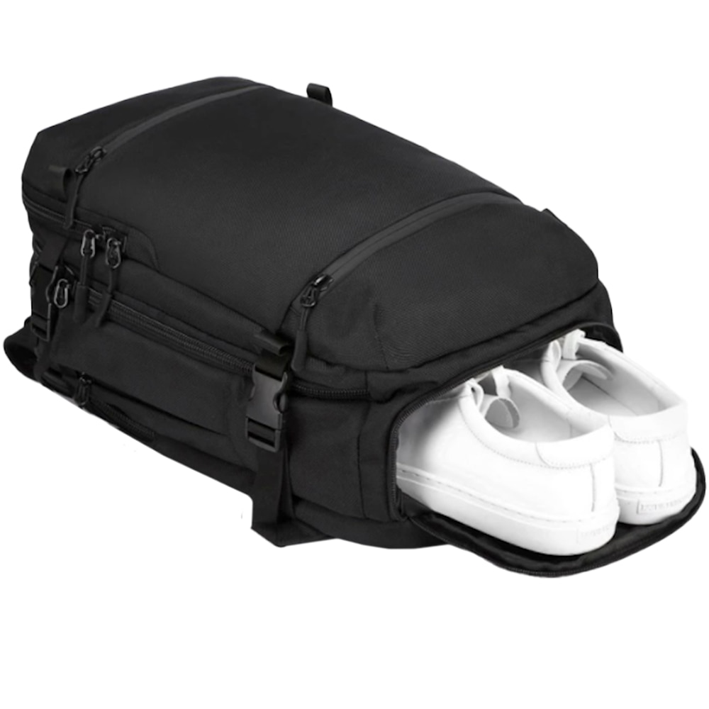 Rucsac universal extensibil, laptop & port USB, calatorie, spatiu incaltaminte, impermeabil, OZUKO OZ8983SBK Negru