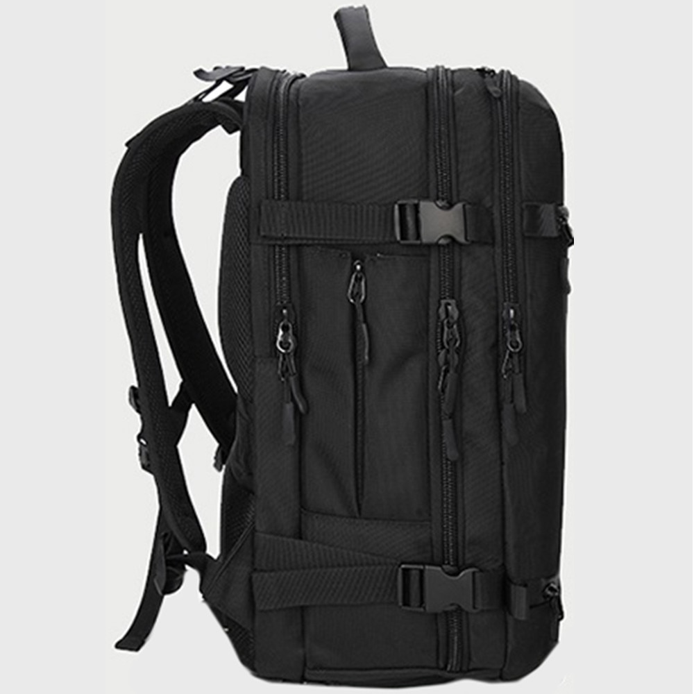 Rucsac universal extensibil, laptop & port USB, calatorie, spatiu incaltaminte, impermeabil, OZUKO OZ8983SBK Negru