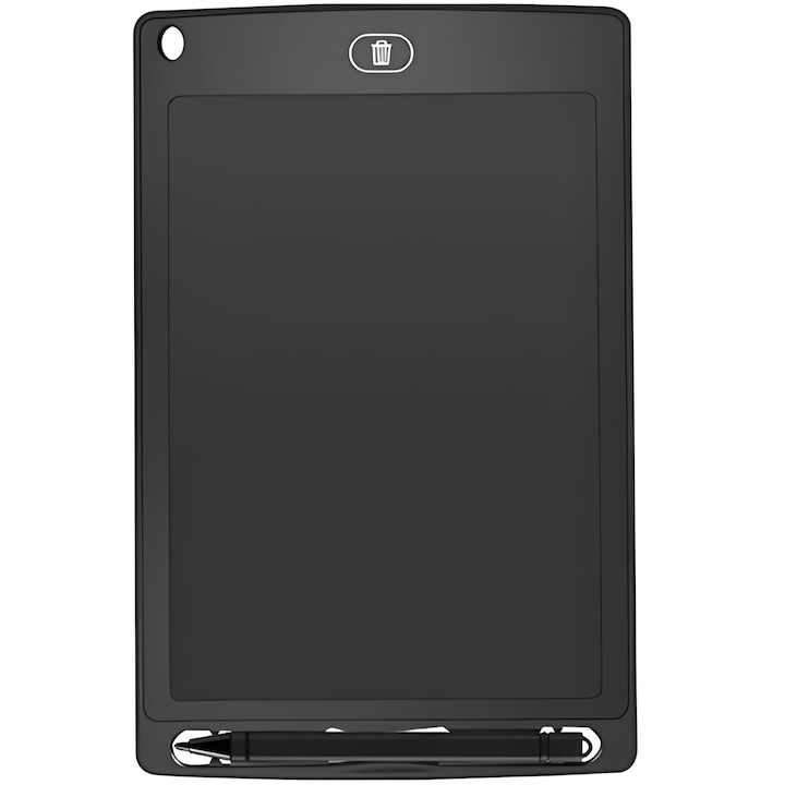 LCD дигитален таблет за писане и рисуване, детски, 8,5 инча, Черен