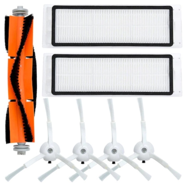 Set 7 accesorii pentru Aspirator robot Xiaomi MI Robot Vacuum E20, E25, E35 si Roborock S5, Roborock S6, Roborock S50, Roborock S51