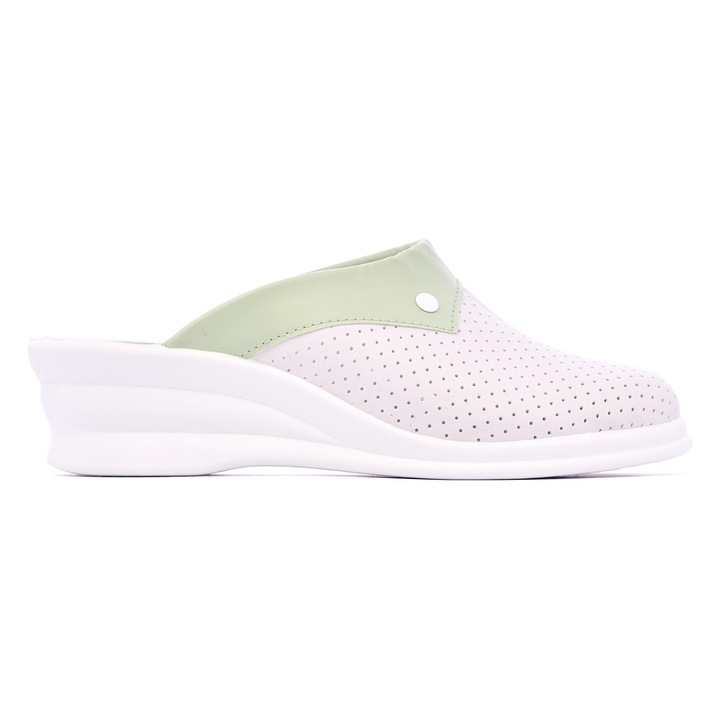 Saboti medicali Tellus 50-16, Alb/Verde, 41