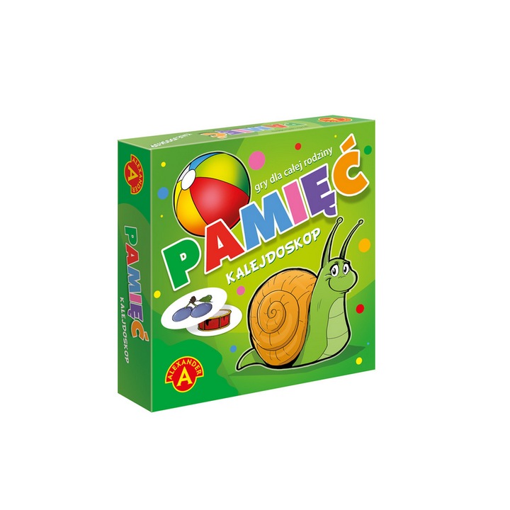 Memóriajáték, Memóriakaleidoszkóp, 31 db, Többszínű, 4 év+