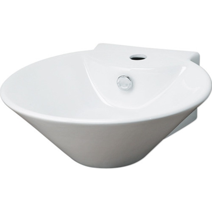 Lavoar pe Blat Form&Style Alina, 43 cm, Alb