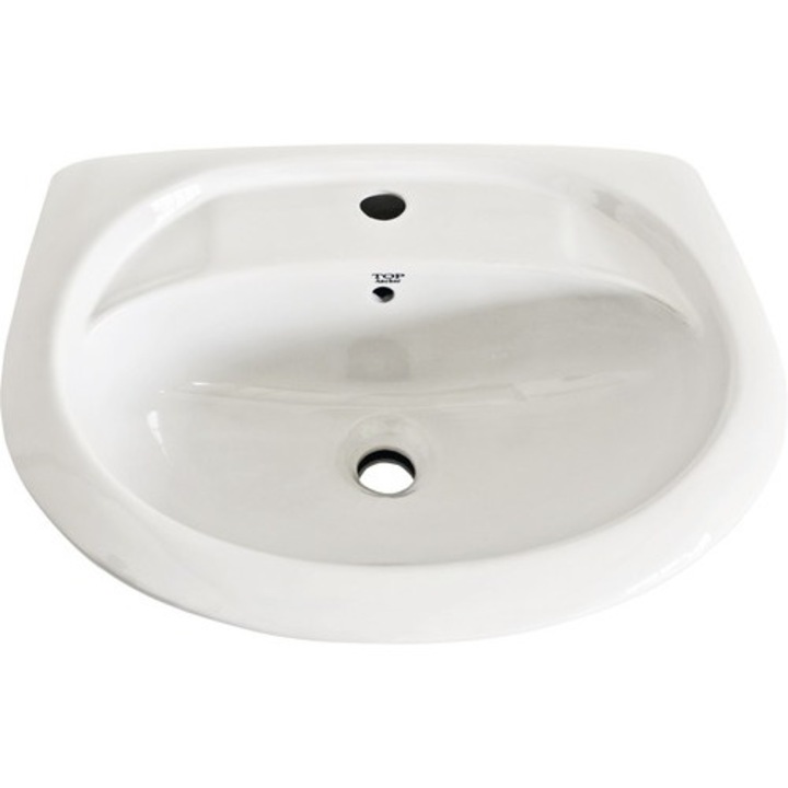 Lavoar Repose 50 cm, Ceramica Sanitara, Alb