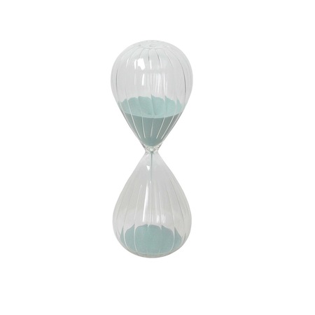 Пясъчен часовник Tognana Time, прозрачен, зелен пясък, 5 минути, 26 см ...