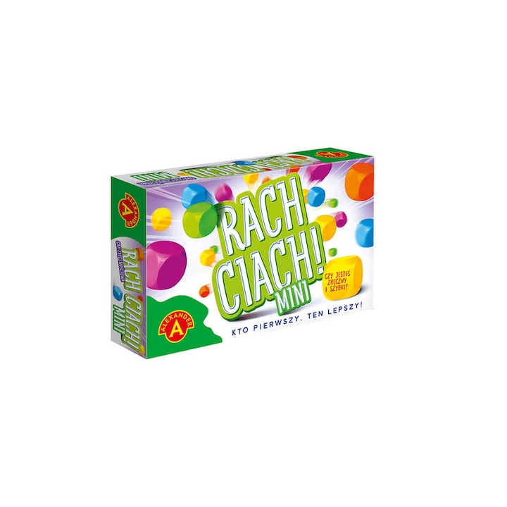 Társasjáték, Rach Ciach, 48 db, Többszínű