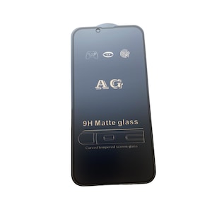Folie Protectie Sticla Premium Compatibila iPhone 14 Pro Max, Anti Refexie Mata, Full Glue