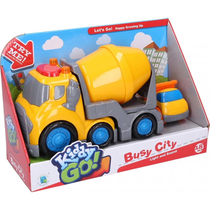 Masina basculanta, Puzzle, Plastic, 19,5 cm