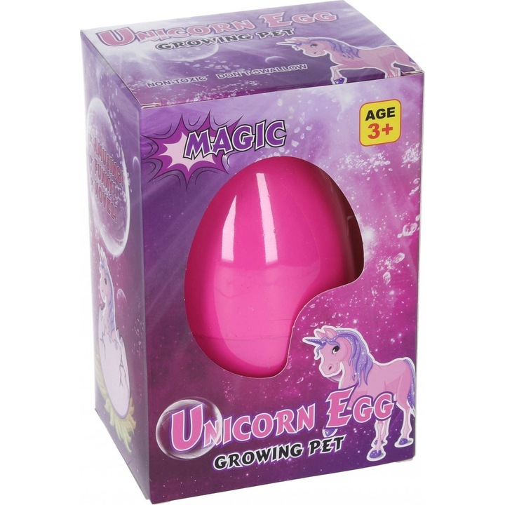 Figurina ou unicorn, Puzzle, 12 cm, Roz