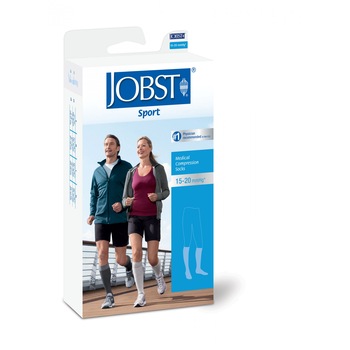 Ciorapi de compresie Jobst Sport 15-20mmHg culoare alb marime XL Ciorapi de compresie Jobst Sport 15-20mmHg culoare alb marime XL