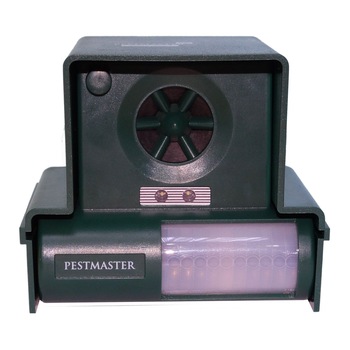 Aparat cu ultrasunete pentru alungat caini, rozatoare, pisici, Pestmaster Animal away, 100 mp Aparat cu ultrasunete pentru alungat caini, rozatoare, pisici, Pestmaster Animal away, 100 mp