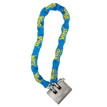 Lant antifurt motocicleta Fai 10mm x 120cm, cu lacat blindat monobloc 81mm, Viro Lant antifurt motocicleta Fai 10mm x 120cm, cu lacat blindat monobloc 81mm, Viro