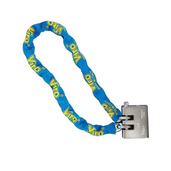 Lant antifurt motocicleta Fai 10mm x 150cm, cu lacat blindat monobloc 81mm, Viro Lant antifurt motocicleta Fai 10mm x 150cm, cu lacat blindat monobloc 81mm, Viro