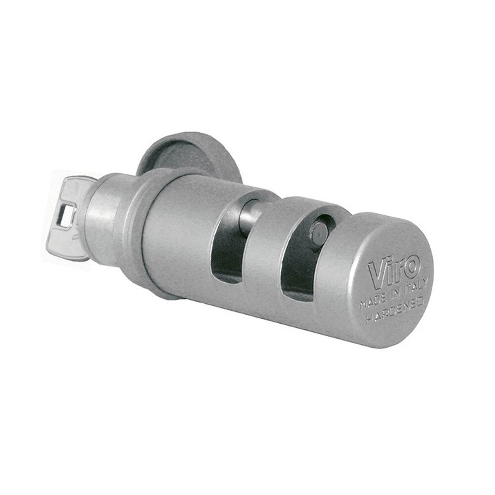 Lacat monobloc cilindric, pentru lanturi, Totem Viro, 83x32 mm - 4150