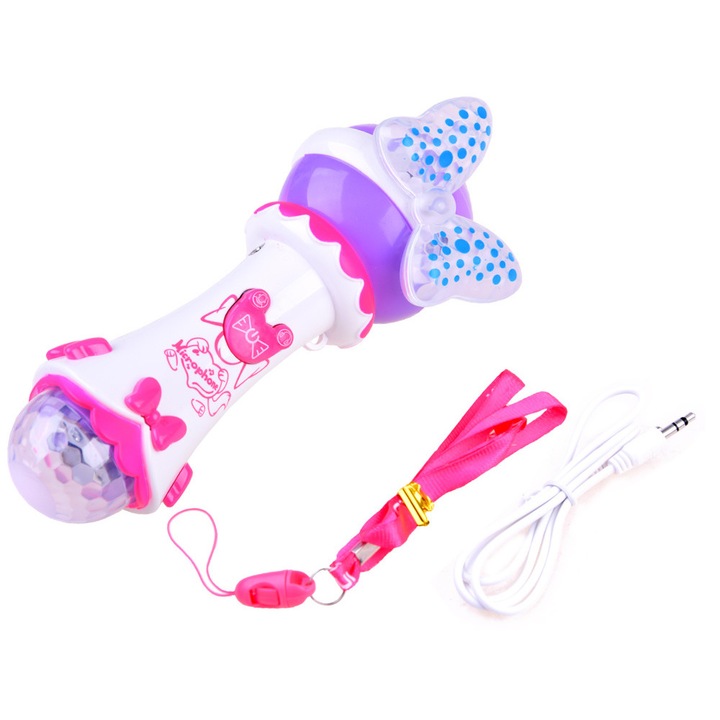 Microfon de jucarie, Inregistrare MP3, Multicolor