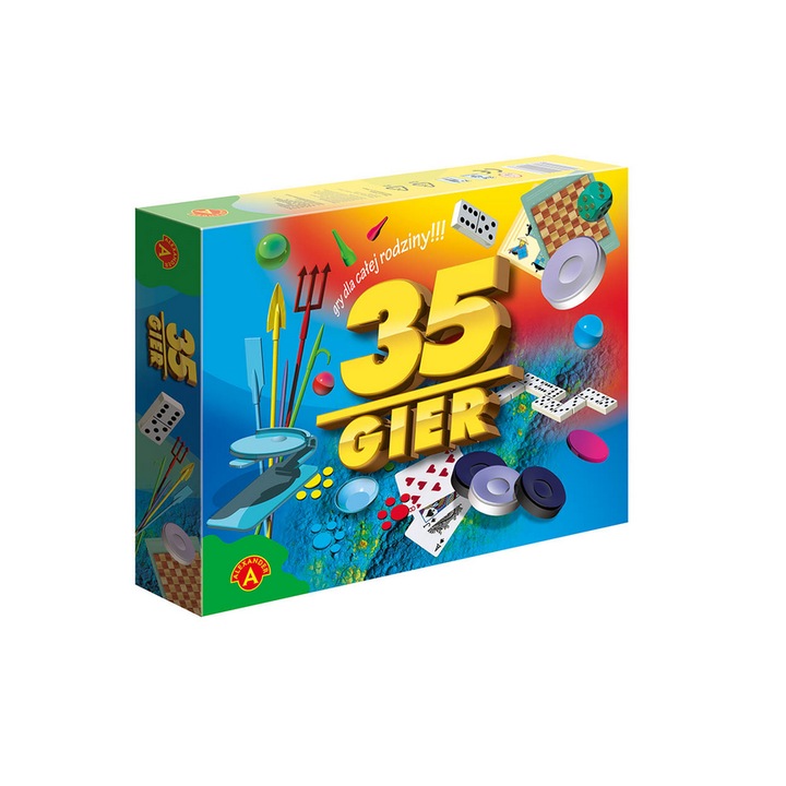 Társasjáték, 35 Gier, 147 db, Többszínű, 5 év+