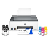 Multifunctional inkjet color CISS HP Smart Tank 580 All-in-One, USB, Wireless, Apple AirPrint, A4, 18.000 de pagini alb-negru sau 6.000 de pagini color