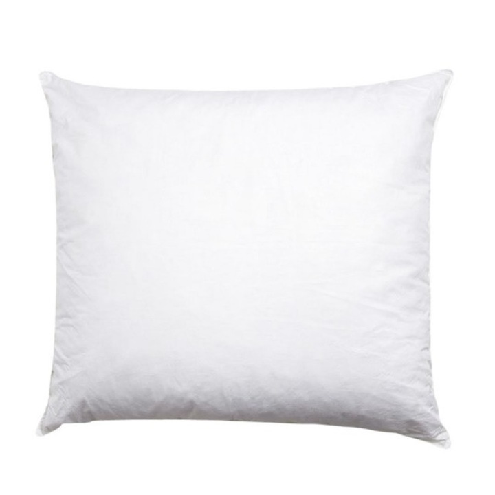 Umplutura perna decorativa, 43x43cm, poliester, alb