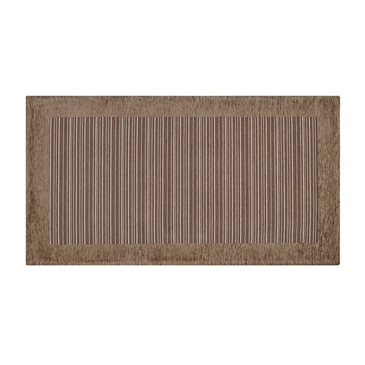 Covor bucatarie, Co.Ingros.Tex, Antiderapant, Bumbac/poliester, 55 x 80 cm, Maro