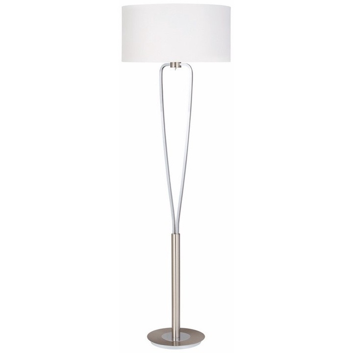 Lampa de podea, Trio, Metal, E27, Argintiu