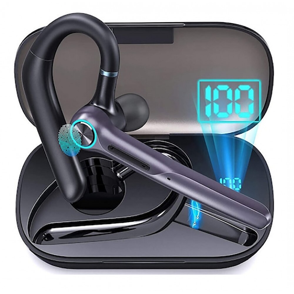 Bluetooth Headset, G3 Vezeték nélküli Fülhallgató, dokkolóval, fekete