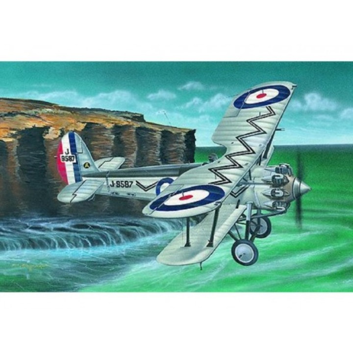 Model Bristol Bulldog, Puzzle, 1:48 15,3x21,1 cm