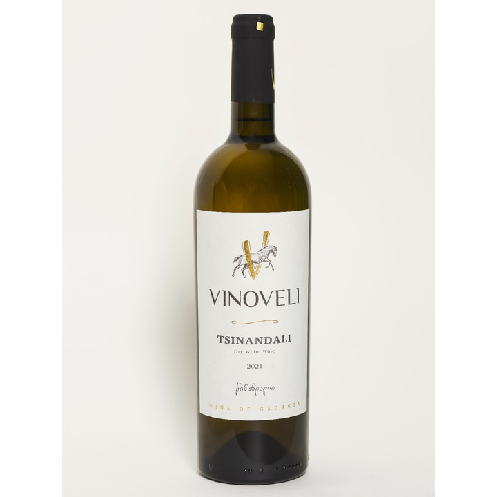 Fehérbor, Tsinandali, száraz, 2021, Vinoveli Georgia, 0,75L, 13,5% alk.