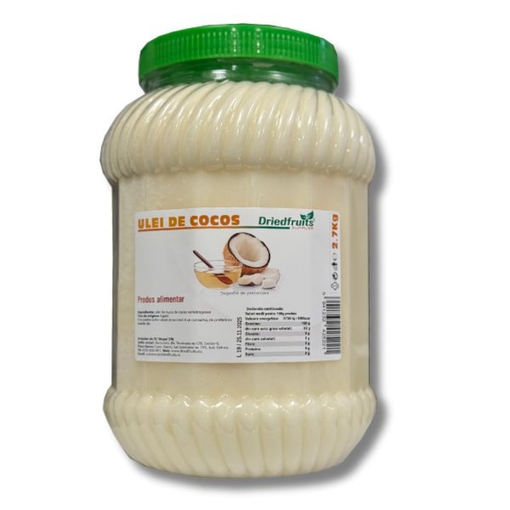 Ulei cocos pentru gatit - 3 litri/2.7 kg