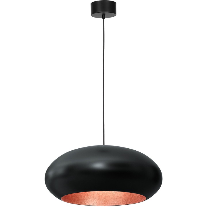 Пендел, Luminex, Метал, Цокъл E27, Черен