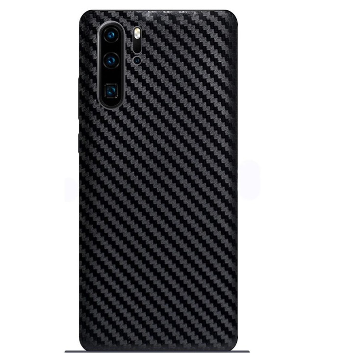 Skin fólia Huawei Y6 Prime (2018), karbon, telefon hátvédő