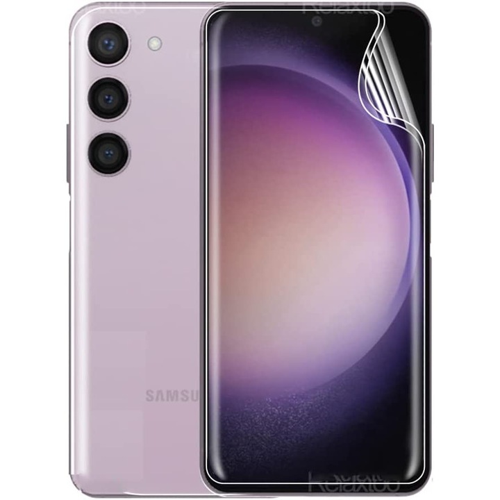 Folie protectie, silicon hidrogel, pentru Samsung Galaxy S23 Plus, ecran, regenerabila