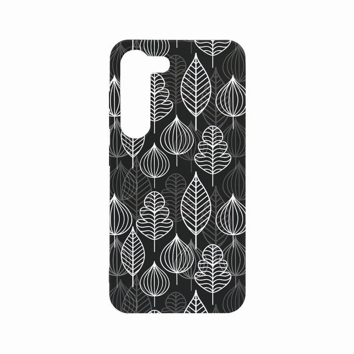 Силиконов калъф Unique за Samsung Galaxy S23 Plus, Autumn, Black Silicon Series, B 10