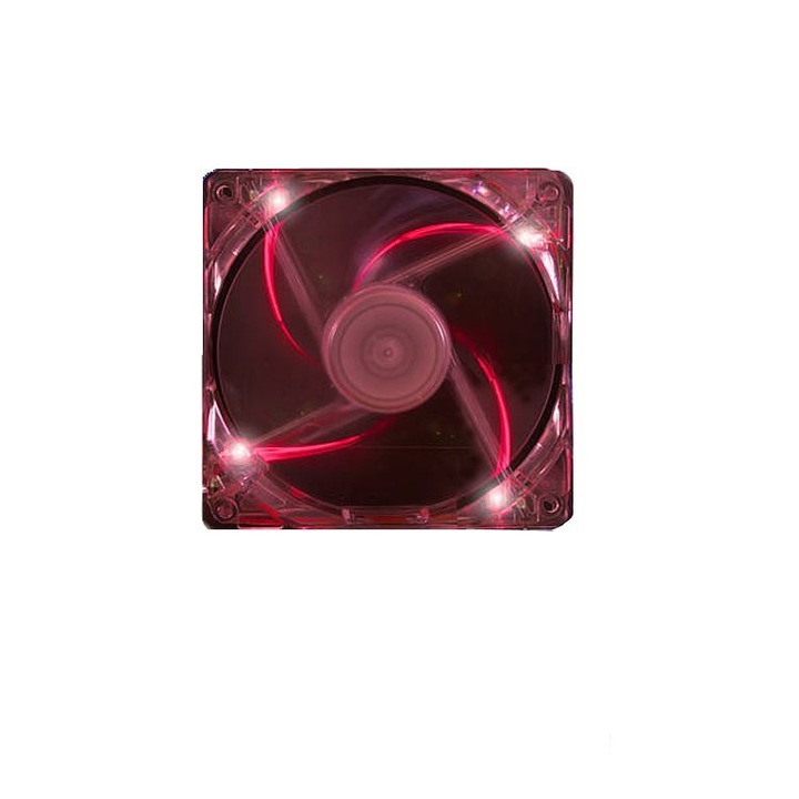 Xilence XF046 ház hűtő ventilátor 12cm piros LED (COO-XPF120.TR) (COO-XPF120.TR)