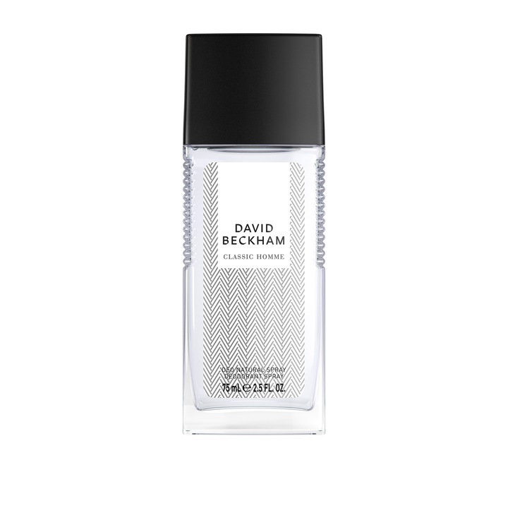 Deodorant Natural Spray David Beckham Classic Homme, 75 ml