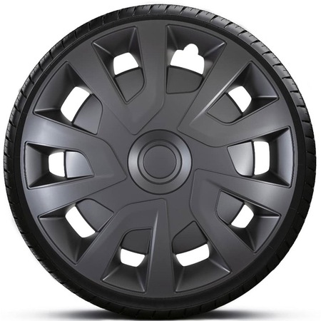 Set Capace Roti, 15 inch, ABS, Negre Revo Van, 4 bucati - eMAG.ro