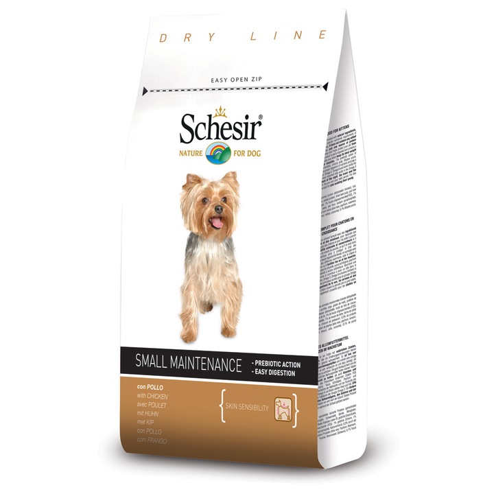 Hrana pentru Caini Schesir Dog Dry Small Main, Pui, 800 g