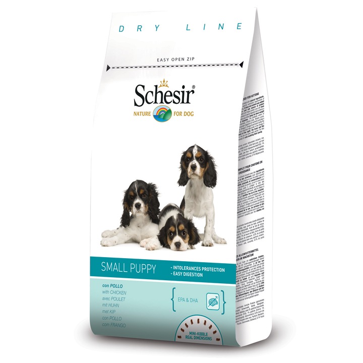 Schesir Dry Small Puppy kutyaeledel, Csirkehús, 800 g