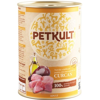 Hrana pentru Caini PetKult, Curcan, 400 g Hrana pentru Caini PetKult, Curcan, 400 g