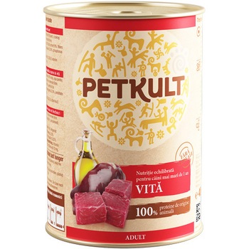 Hrana pentru Caini PetKult, Vita, 800 g Hrana pentru Caini PetKult, Vita, 800 g