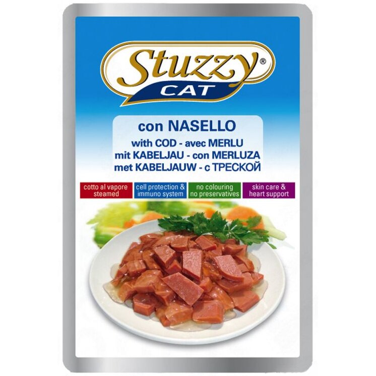 Hrana pentru Pisici Stuzzy Plic, Cod, 100 g