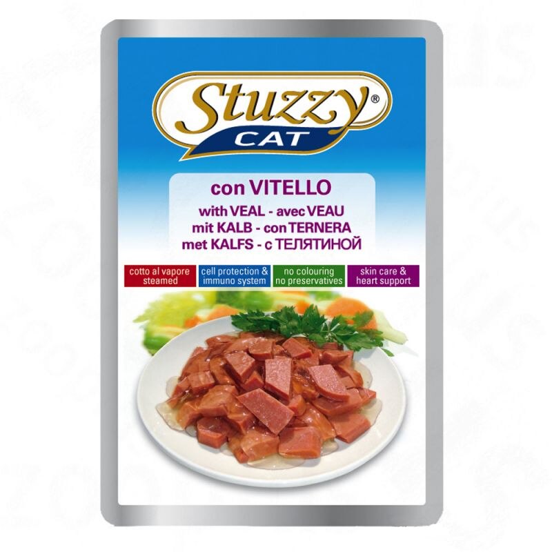 Hrana pentru Pisici Stuzzy Plic, Vitel, 100 g