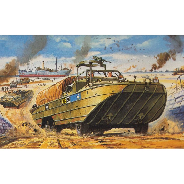 Kit clasic vintage military A02316V - DUKW (1:76) Airfix, Puzzle