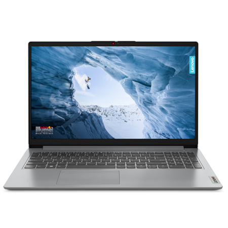 Лаптоп Lenovo IdeaPad 1 15IJL7, 82LX006FBM.500SSD, 15.6", Intel Celeron N4500 (2-ядрен), Intel UHD Graphics, 4GB 2933MHz onboard DDR4, Сив