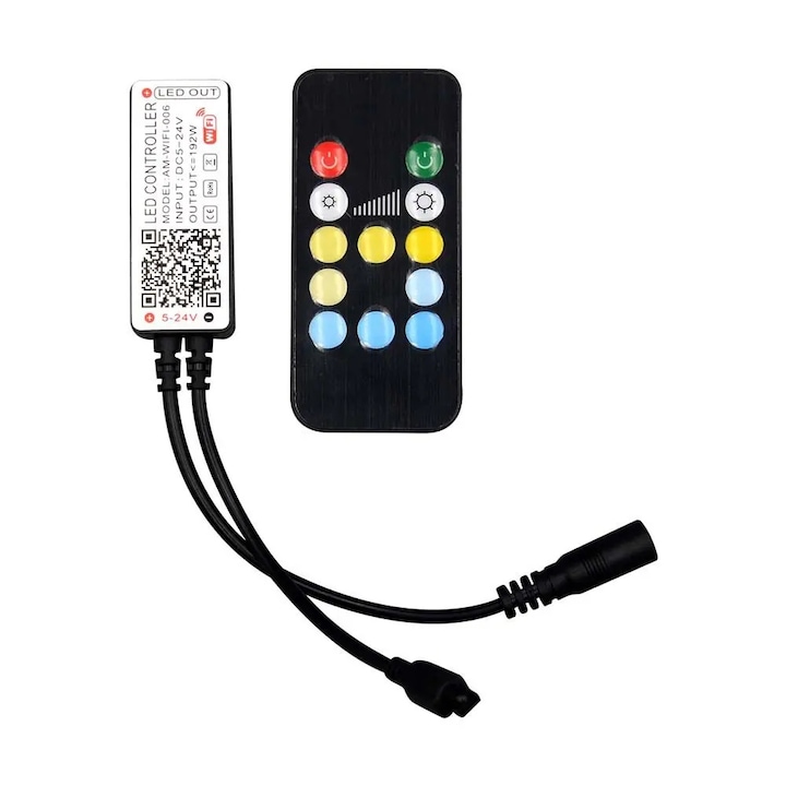 Смарт контролер за LED лента CCT, 12-24V, 6A, V-TAC